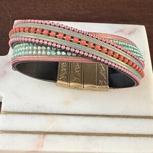 Multicolor Plunder Beaded Bracelet